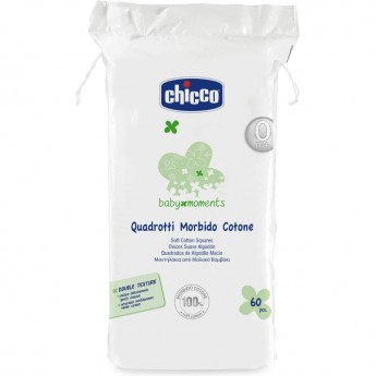 Диски ватные CHICCO BABY MOMENTS, белый Диски ватные CHICCO BABY MOMENTS, белый