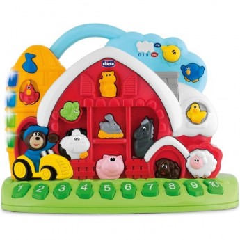 Говорящая ферма CHICCO, Красный Говорящая ферма CHICCO, Красный