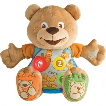Говорящий мишка CHICCO Teddy, Коричневый Говорящий мишка CHICCO Teddy, Коричневый