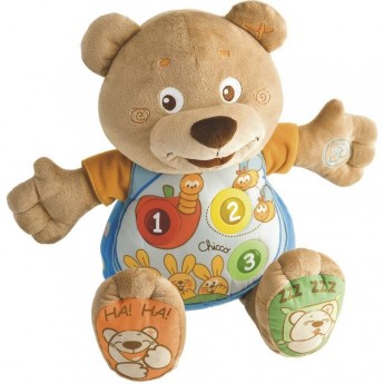 Говорящий Мишка CHICCO Teddy, коричневый Говорящий Мишка CHICCO Teddy, коричневый
