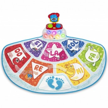Игровой музыкальный танцевалиный коврик CHICCO, Разноцветный Игровой музыкальный танцевалиный коврик CHICCO, Разноцветный