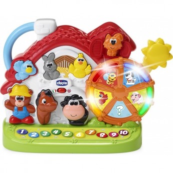 Игрушка CHICCO Новая Говорящая ферма, Разноцветный