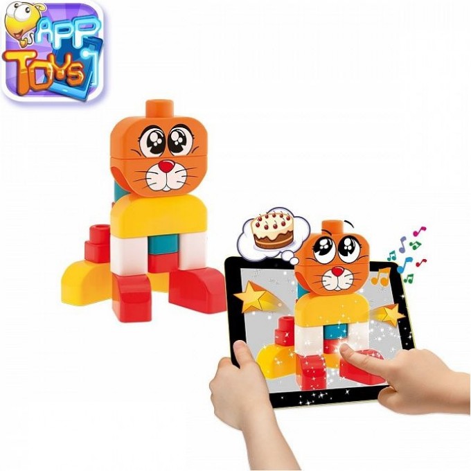 Игрушка "Набор строительных блоков CHICCO "Кошка и собака" (15 деталей) 00002306000000