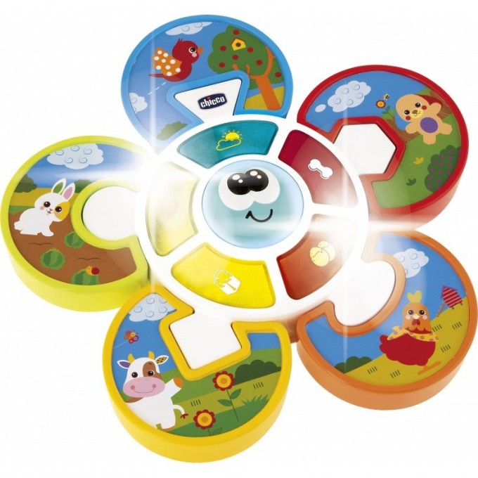 Игрушка развивающая CHICCO Guess the animal, Разноцветный 00010602000000