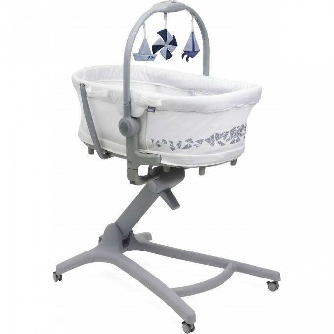 Кроватка-стульчик CHICCO BABY HUG PRO WHITE CREAM 00087076140000