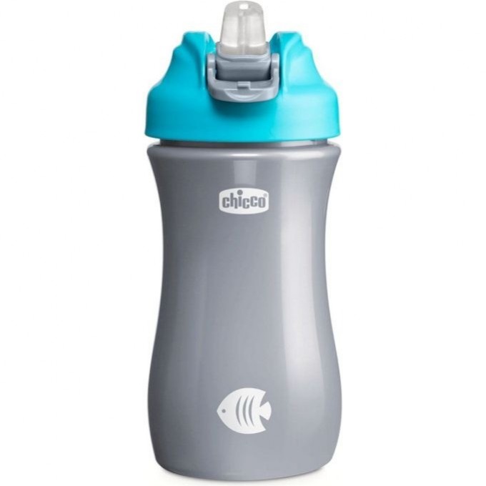Поильник CHICCO SOFT SPOUT CUP 2г+ голубой 00006920200000