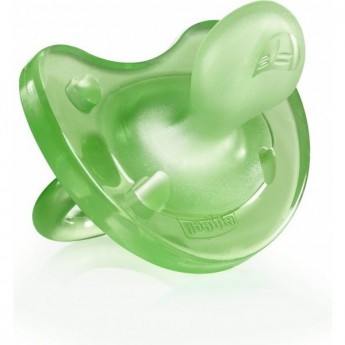 Пустышка силиконовая CHICCO PHYSIO SOFT 12м+, зеленый Пустышка силиконовая CHICCO PHYSIO SOFT 12м+, зеленый