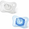 Пустышка силиконовая CHICCO PHYSIO SOFT MINI 2 шт голубой 00073221210000