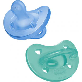 Пустышка силиконовая CHICCO PHYSIOFORMA SOFT blue 6-16 мес 2 шт Пустышка силиконовая CHICCO PHYSIOFORMA SOFT blue 6-16 мес 2 шт