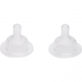 Соска CHICCO WELL-BEING 2 шт., 4м+, силикон, быстрый поток Соска CHICCO WELL-BEING 2 шт., 4м+, силикон, быстрый поток