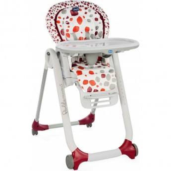 Стульчик CHICCO POLLY PROGRES5 CHERRY Стульчик CHICCO POLLY PROGRES5 CHERRY