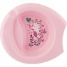 Тарелка CHICCO EASY FEEDING BOWL 6м+ розовая 00016001100000